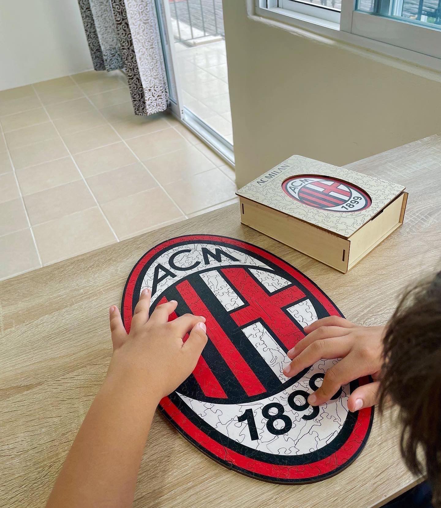 Puzzle Football Mural