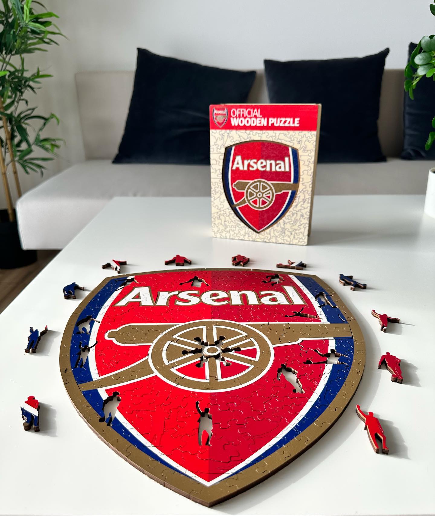 Puzzle Football Mural